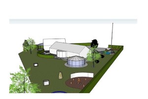 Haveplaner i 3 D - Murermestervilla med flot pavillon og skøn terrasse